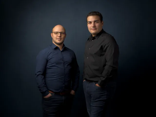 Jérémy Dufroy et Tony Vatry, cofondateurs de WEBILO
